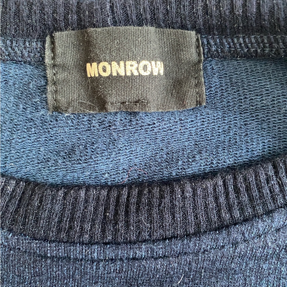 Monrow Ruffle Sweatshirt - Picture 3 of 4